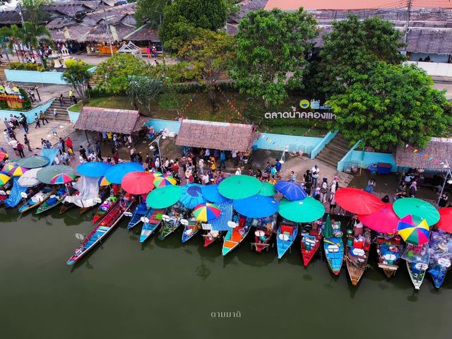 เดินเที่ยว กินของหรอยที่ตลาดน้ำคลองแห