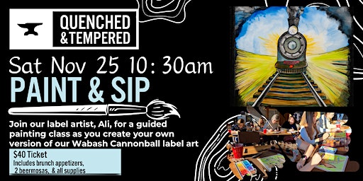 Paint & Sip - Wabash Cannonball | 1210 Jackson St