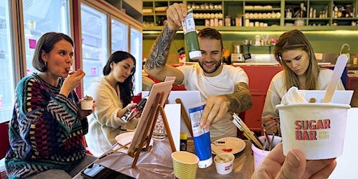 Abstract Paint and Scoop Workshop At Sugarbar | SUGARBAR by Tudy's Kitchen