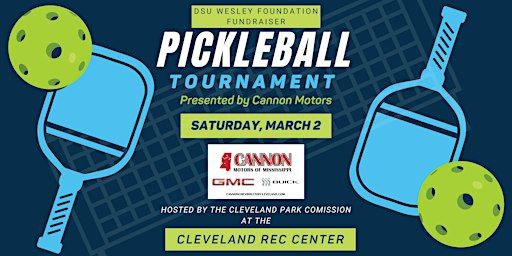 Pickleball Tournament for the DSU Wesley Foundation | Cleveland Park Comission Rec Center