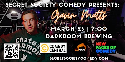 Gavin Matts | Secret Society Comedy In Geneva | Darkroom Brewing Company