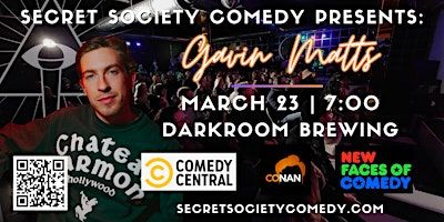 Gavin Matts | Secret Society Comedy In Geneva | Darkroom Brewing Company