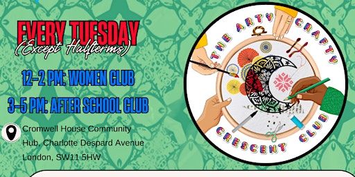 Women Art & Craft Club: stitching fabric place mats | SW11 5HW