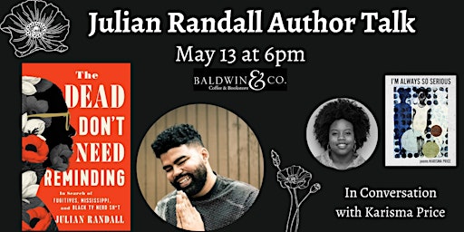 Julian Randall Author Talk and Book Signing | 1030 Elysian Fields Ave