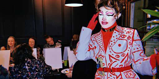 Boozy Brushes, Drag Halloween Sip and Paint Party! Newcastle | Prohibition Cabaret Bar