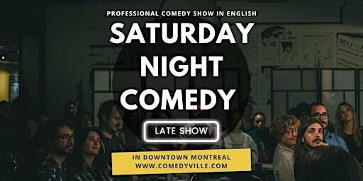 Late Night Comedy ( 11 PM ) Comedy Show Montreal at Comedy Club Montreal | Deli Planet Resto-Bar inside Montreal's Gare Centrale (Central Station)