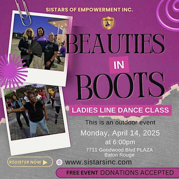 Beauties in Boots | Ladies Line Dance Class | EBRPL - Main Library