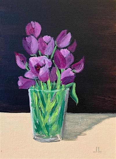 Floral Paint Night Downtown St. Catharines with Janice Low | 281 St Paul St suite 202