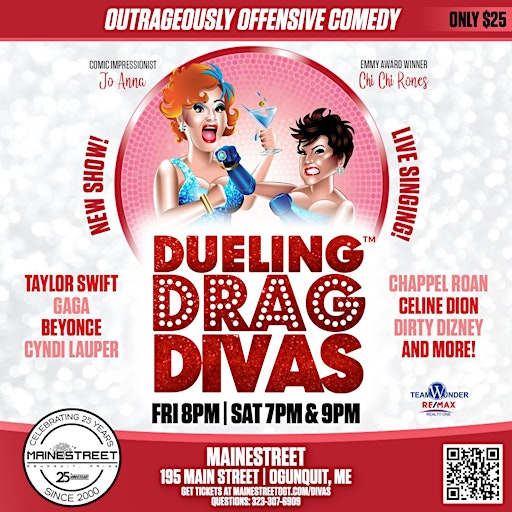DUELING DRAG DIVAS | Mainestreet Ogunquit