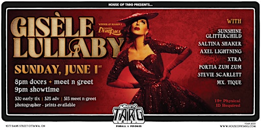 Gisèle Lullaby at House of Targ! | House of TARG