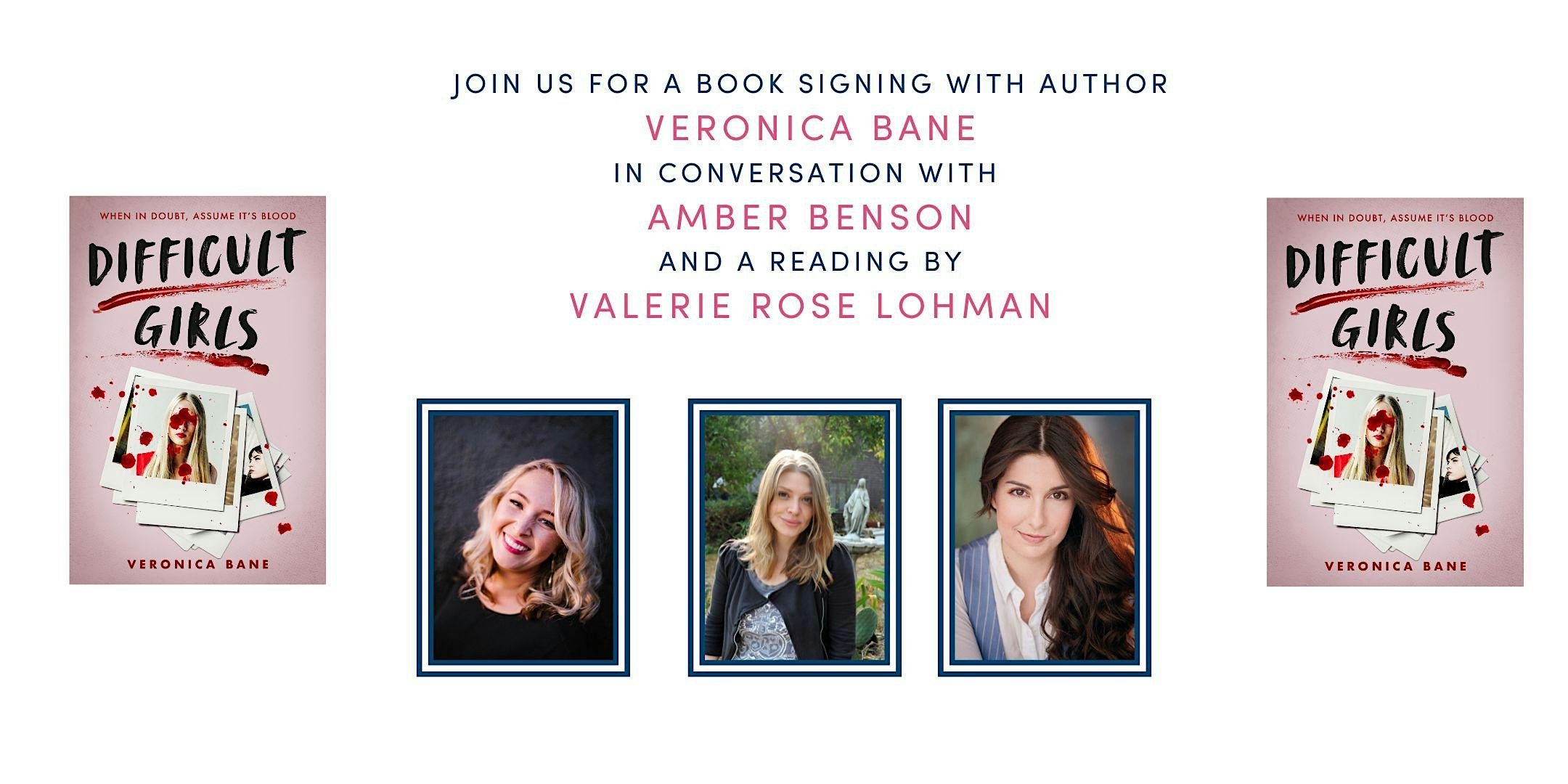 Veronica Bane in Conversation with Amber Benson | Annabelle's Book Club LA