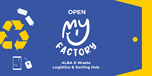 Open My Factory: ALBA E-Waste Logistics & Sorting Hub | Tuas Crescent MRT Station Exit B (Street Level)