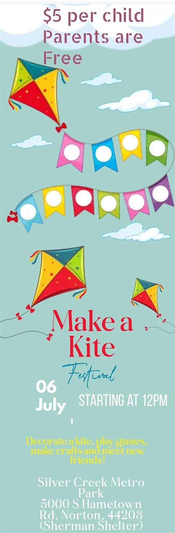 Make a Kite Festival | 5000 S Hametown Rd