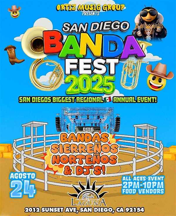 San Diego Banda Fest 2025 | Rancho La Laguna, Sunset Avenue, San Diego, CA, USA