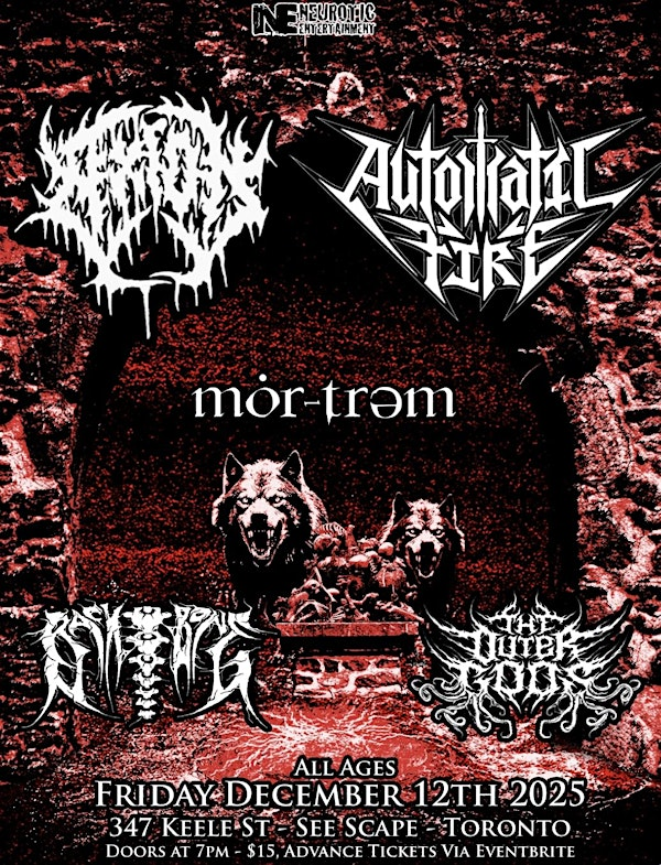 Axion, Automatic Fire, Mortrem, The Outer Gods & Backbone | See-Scape