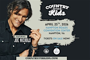 Country for Kids 2026  presented by TowneBank featuring  Joe Nichols | 1610 Coliseum Dr