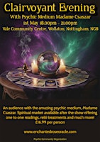 Clairvoyant Night With Madame Csazar - Wollaton Vale | Vale Community Centre