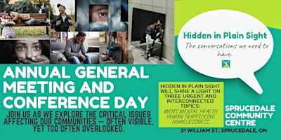 CMHA Muskoka-Parry Sound, 2026 AGM, Hidden in Plain Sight | Sprucedale Community Center