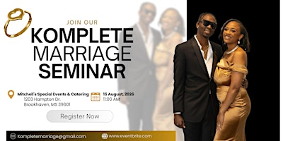 The Komplete Marriage Seminar | Mitchell's Special Events & Catering