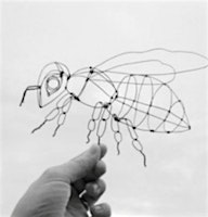 Cerfluniau 3D o Wifren a Ffoil / Wire + Foil 3D Sculptures (11-15) | Plas Glyn y Weddw Gallery