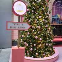 Christmas Train Station at Orchard Central