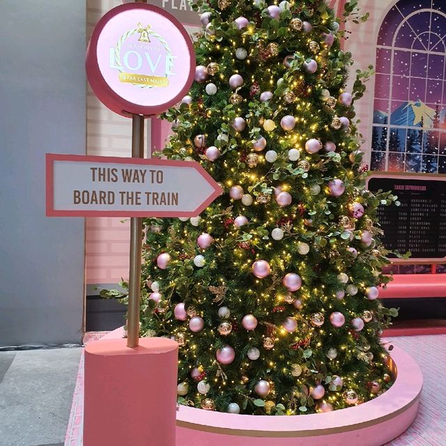 Christmas Train Station at Orchard Central