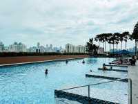 Olympic-size infinity pool at One Farrer