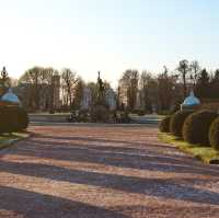 พระราชวังฤดูร้อน ในฤดูหนาว Peterhof st.peterburg