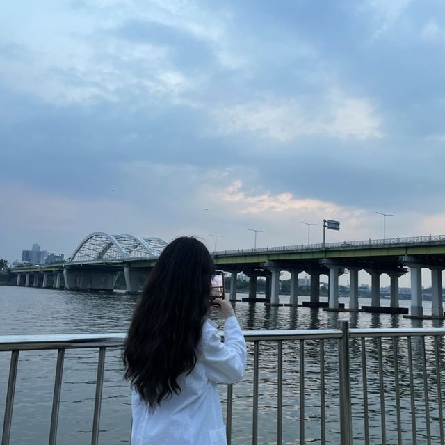 산책하고 자전거 타기 너무 좋은 한강공원💚