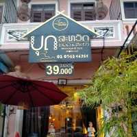 Relaxing at spa and massage shop in town