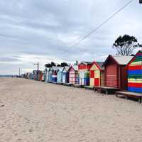 Bright and colourful bathing boxes