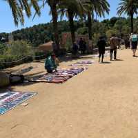 Park Guell ไม่ได้จองมา ไม่ได้เข้าด้านในนะ