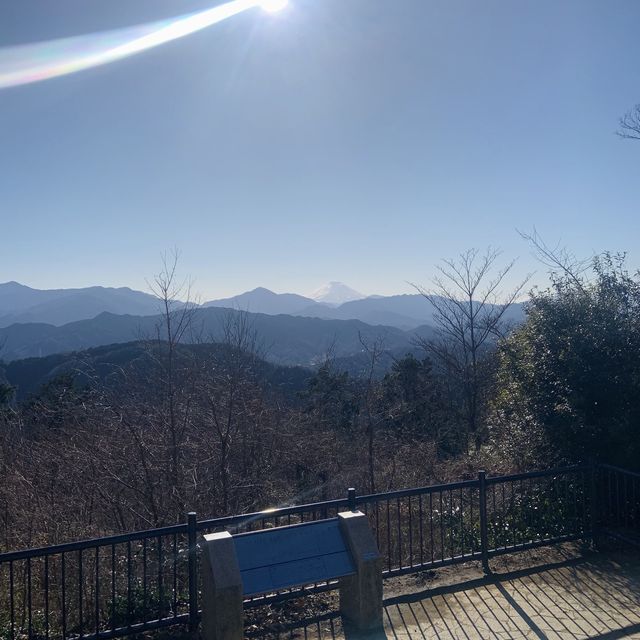 Catching Mt Fuji on Mt Takao 😍