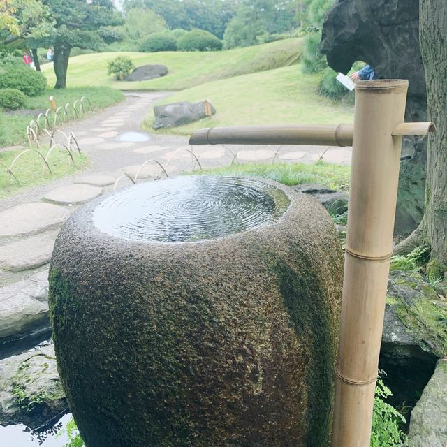 東京九大庭園之一 「清澄庭園」