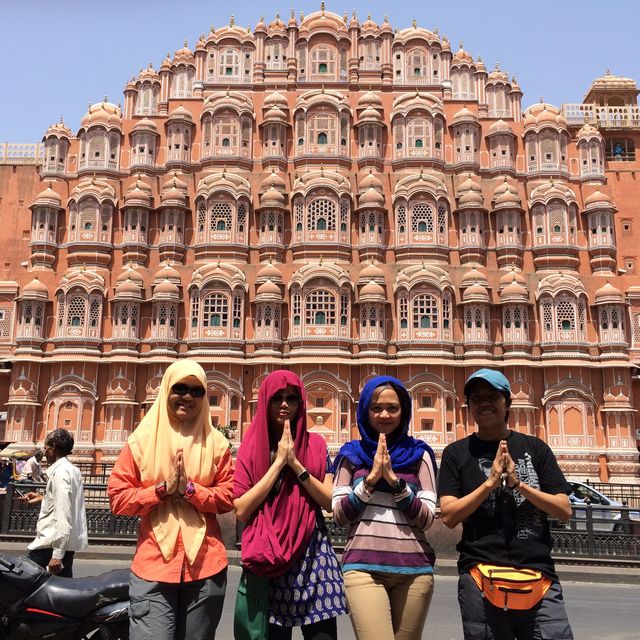 'Mahal' view at Hawa Mahal