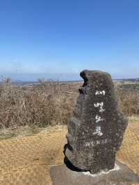 한라산이 보이는 제주도 새별오름 🌾