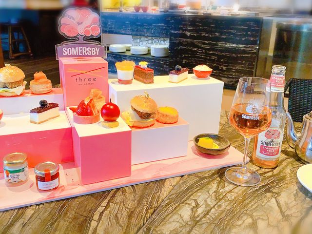 /港威酒店 - 🥂甜「SOM」蘋果庭園下午茶/