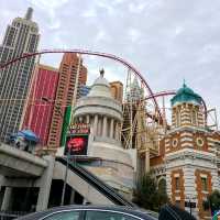 Hotel with outdoor roller coaster 