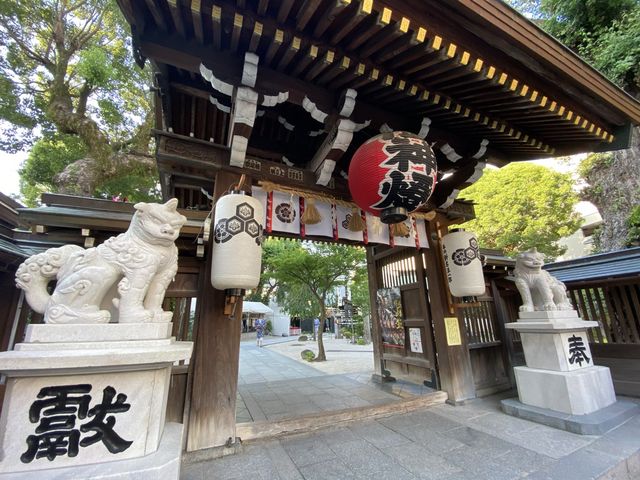 博多祇園山笠の準備がすすむ櫛田神社