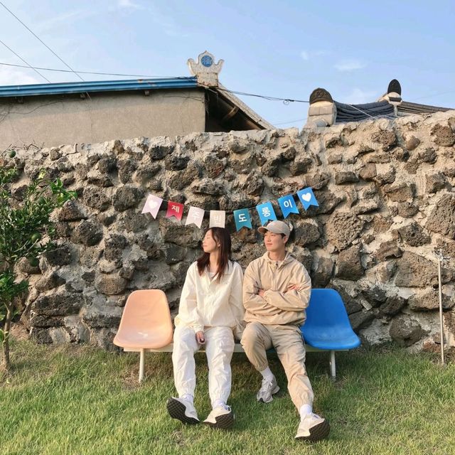 제주 조천 숙소 , 야외 자쿠지 + 솥뚜껑 바베큐 를 한번에 즐길 수 있는 " 빈도롱이 "