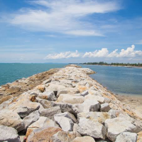 หาดบ่ออิฐ หาดสวย น้ำใส่ @สงขลา