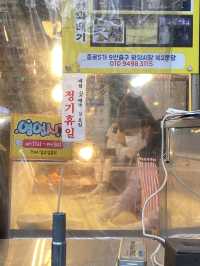 🇰🇷韓国ソウル /広蔵市場 大人気🎖 行列のできる揚げドーナツ クァベキのお店✨