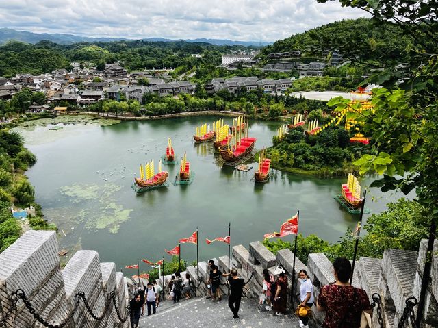 The Great City Wall of Qingyan & its views!