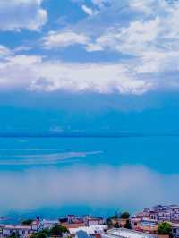 Erhai Lake Views from Infinity Pool