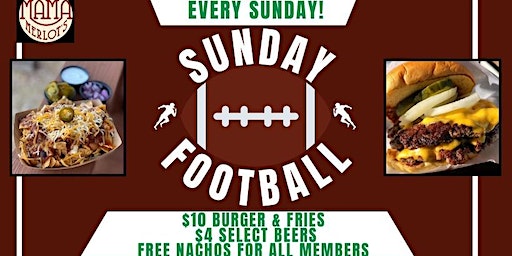 Sunday Football at the Underground Speakeasy | Mama Merlot's Speakeasy