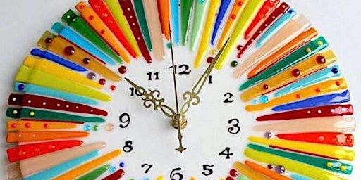 Fused Glass: Wall Clock | Flowerfield Arts Centre