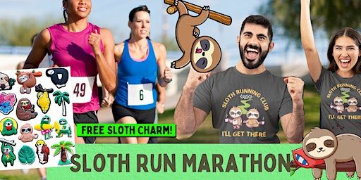 Sloth Virtual Run AUSTIN/ROUNDROCK | Onion Creek Greenbelt (Burleson Rd/Course Maps Emailed)