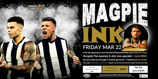 Magpie Ink ft De Goey & Elliott hosted by Swanny LIVE at Commercial Hotel! | Commercial Hotel