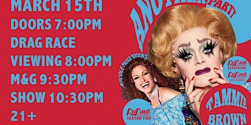 ANOTHER PARTY! FEAT. TAMMIE BROWN & NICOLE PAIGE BROOKS (RPDR) | P Town Bar