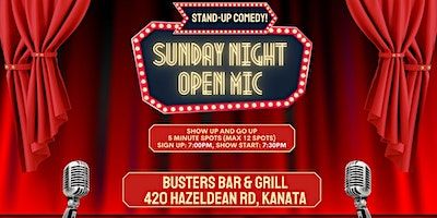 Busters Open Mic | Buster's Bar & Grill